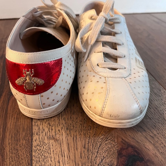 GUCCI white sega Falacer bowling sneakers - Picture 4 of 5